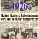 Baden Badens Automuseum wird in Frankfurt aufgerüstet